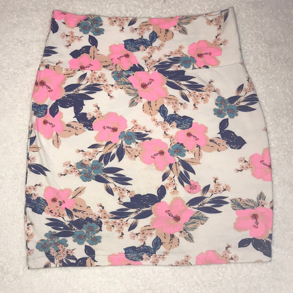 Floral Print Mini Skirt from Charlotte Russe